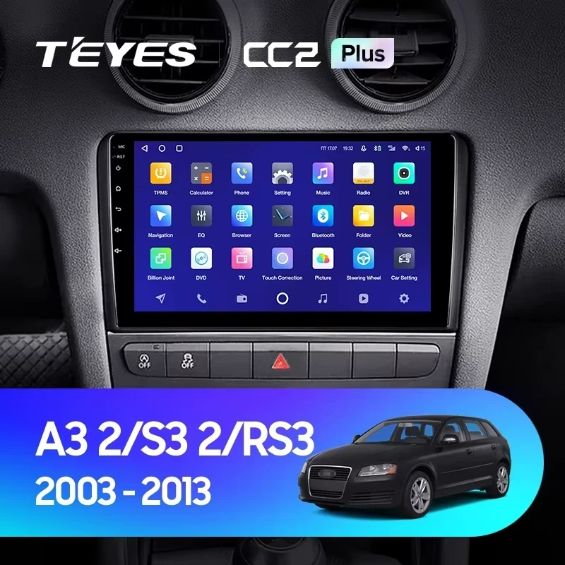 Штатная магнитола Teyes CC2 Plus 4/32 Audi A3 2 8P (2003-2013)