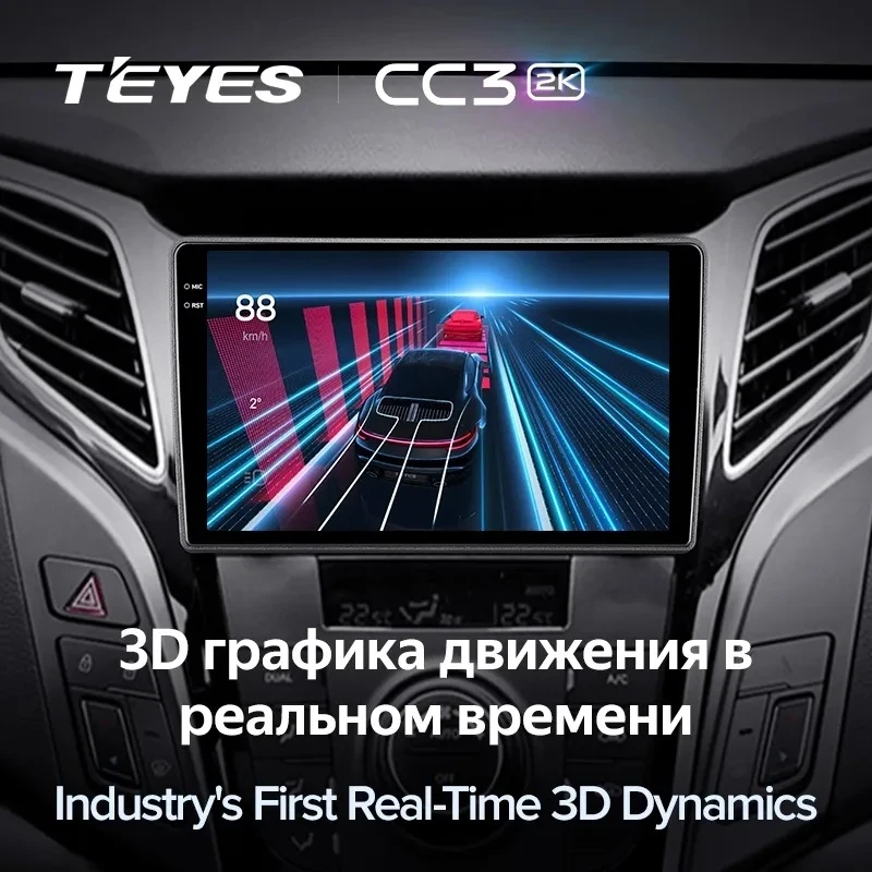 Штатная магнитола Teyes CC3 2K 360 6/128 Hyundai i40 (2011-2019)