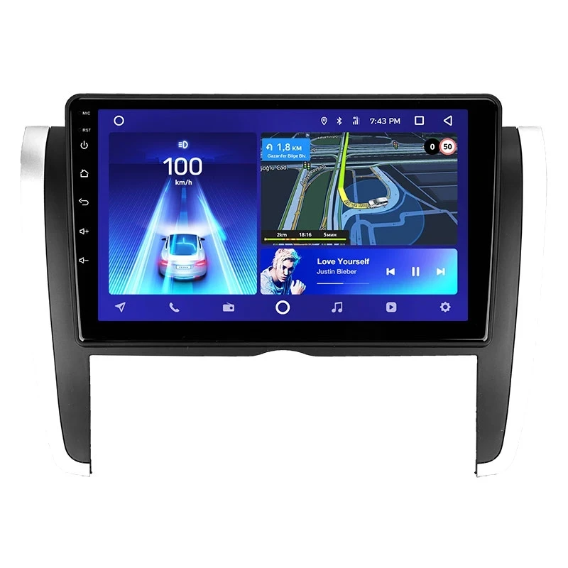 Переходная рамка Toyota Allion T260 (2007-2020) Правый руль (9")