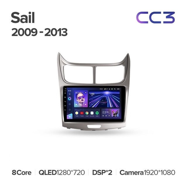 Штатная магнитола Teyes CC3 4/32 Chevrolet Sail (2009-2013)