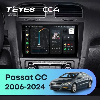 Штатная магнитола Teyes CC4 8/128 Volkswagen Passat CC (2006-2024)