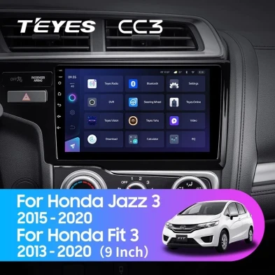 Штатная магнитола Teyes CC3 4/32 Honda Jazz 3 (2015-2020) Тип-A