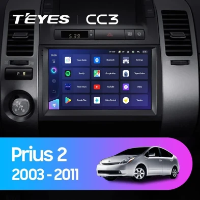 Штатная магнитола Teyes CC3 4/32 Toyota Prius XW20 (2003-2011) F1