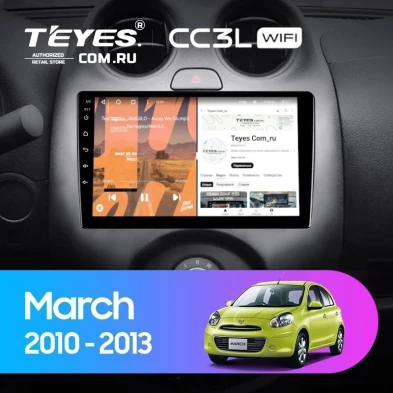 Штатная магнитола Teyes CC3L WiFi 2/32 Nissan March K13 (2010-2013)