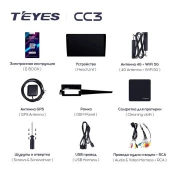 Штатная магнитола Teyes CC3L WiFi 2/32 Renault Latitude 1 (2010-2015)