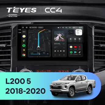 Штатная магнитола Teyes CC4 8/128 Mitsubishi L200 5 (2018-2020) F1