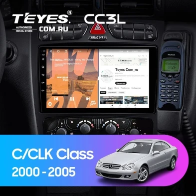 Штатная магнитола Teyes CC3L 4/32 Mercedes-Benz C/CLK-Class S203 W203 W209 A209 (2000-2005) F1