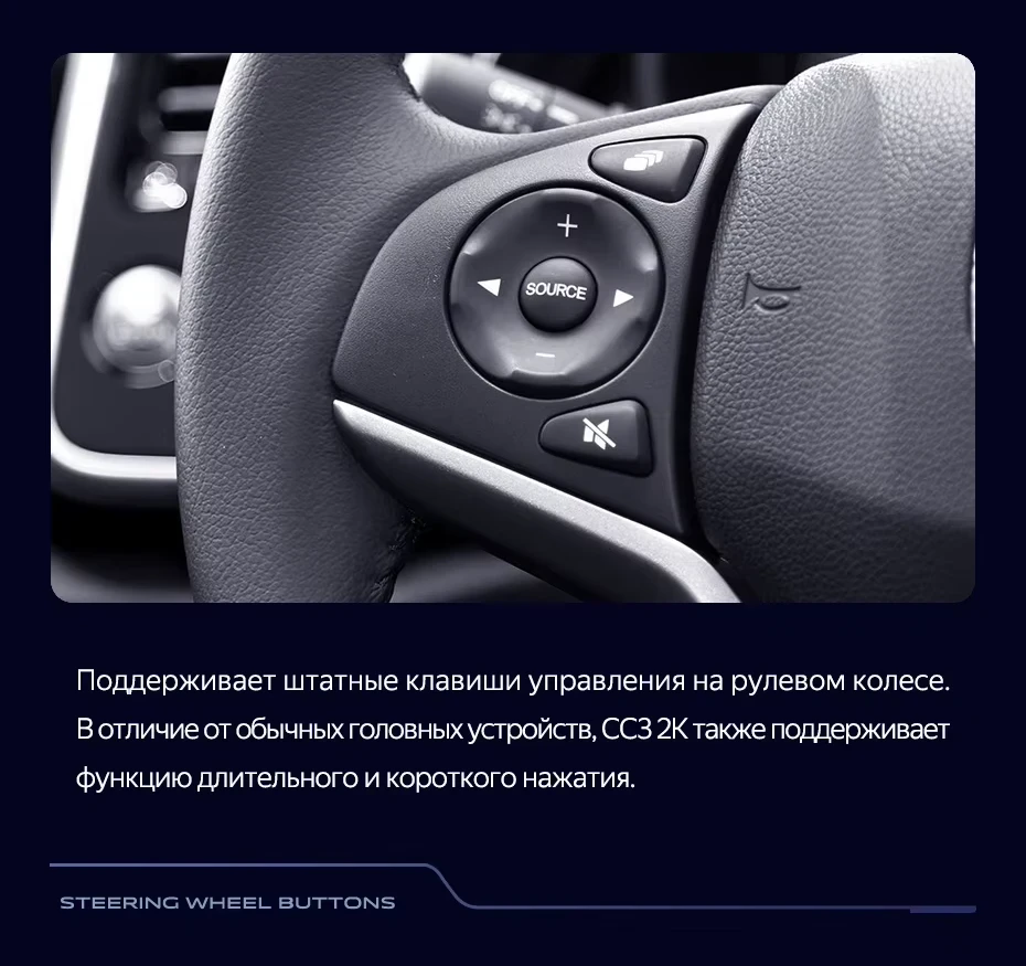 Штатная магнитола Teyes CC3 2K 360 6/128 Honda City (2014-2017) Тип-A
