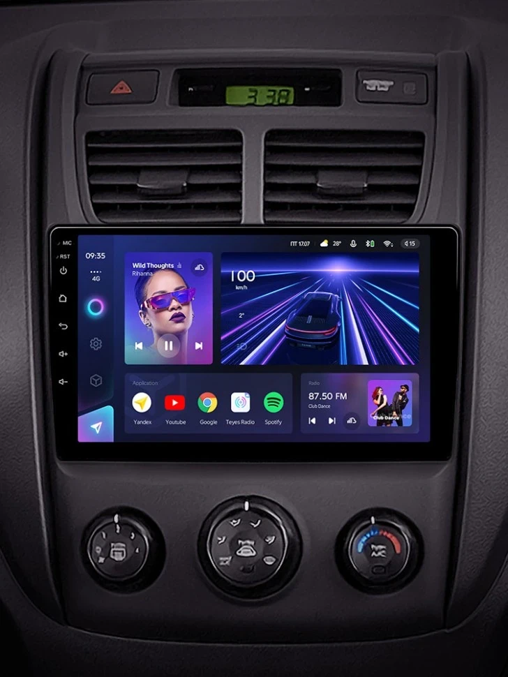 Штатная магнитола Teyes CC3 4/32 Kia Sportage 2 (2007-2009)