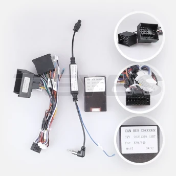 Проводка питания TEYES для BMW X5 E39 E53 (1999-2006) / BMW 3-Series 3 Series E46 (0 Din) (1998-2006) + Canbus для подключения Android ГУ