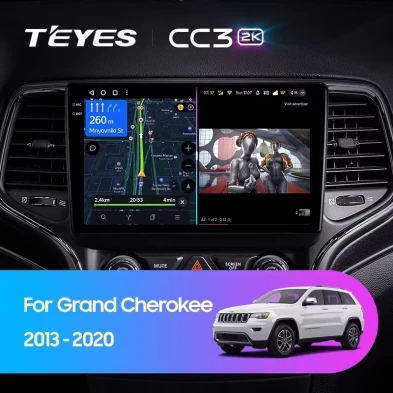 Штатная магнитола Teyes CC3 2K 4/32 Jeep Grand Cherokee WK2 (2013-2020) F2