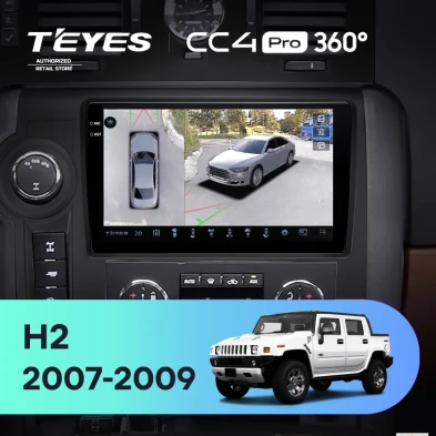 Штатная магнитола Teyes CC4 Pro 360 8/128 Hummer H2 E85 (2007-2009) F2