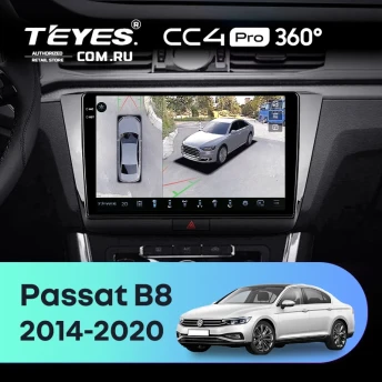 Штатная магнитола Teyes CC4 Pro 360 12/256 Volkswagen Passat B8 (2014-2020)