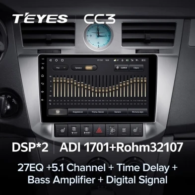 Штатная магнитола Teyes CC3 4/32 Chrysler Sebring 3 JS (2006-2010)
