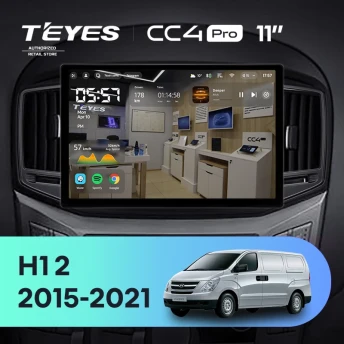 Штатная магнитола Teyes CC4 Pro 8/128 Hyundai H1 2 (2015-2021) F2 (11")
