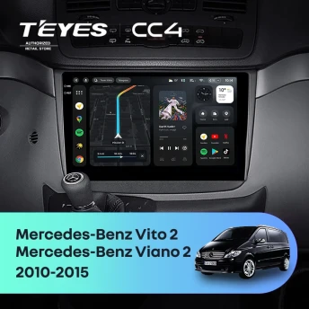 Штатная магнитола Teyes CC4 6/64 Mercedes-Benz Vito W639 (2010-2015)