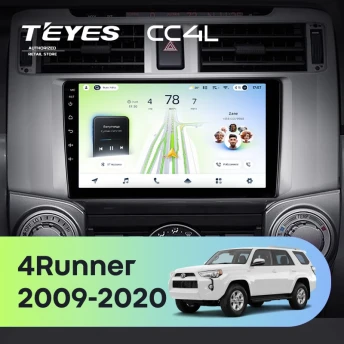 Штатная магнитола Teyes CC4L 6/64 Toyota 4Runner 5 N280 (2009-2020)