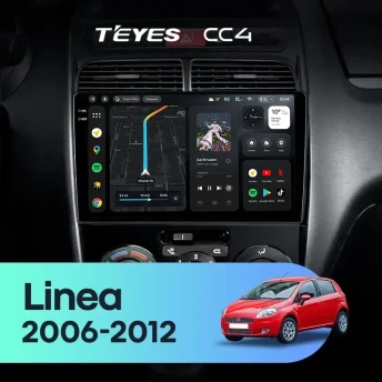 Штатная магнитола Teyes CC4 8/128 Fiat Linea (2006-2012)