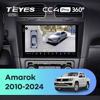 Штатная магнитола Teyes CC4 Pro 360 8/128 Volkswagen Amarok (2010-2024)