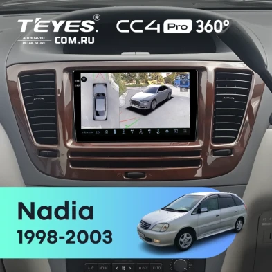 Штатная магнитола Teyes CC4 Pro 360 12/256 Toyota Nadia (1998-2003)