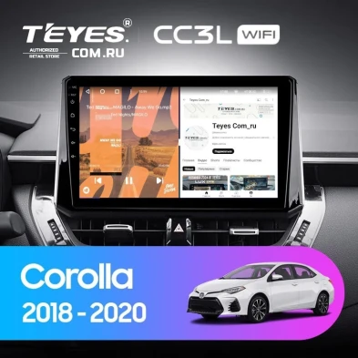 Штатная магнитола Teyes CC3L WiFi 2/32 Toyota Corolla 12 (2018-2020) Тип-A