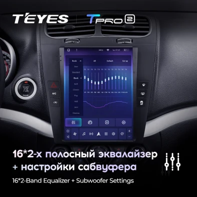 Штатная магнитола Tesla style Teyes TPRO 2 4/64 Dodge Journey JC (2011-2020)
