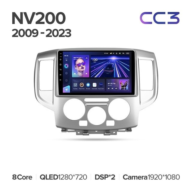 Штатная магнитола Teyes CC3L 4/64 Nissan NV200 M20 (2009-2023) F1