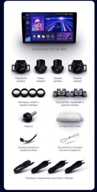 Штатная магнитола Teyes CC3 2K 360 6/128 Chery Tiggo 3x 1 (2021-2023)