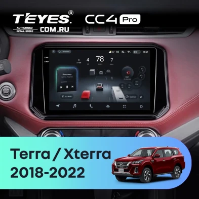 Штатная магнитола Teyes CC4 Pro 8/128 Nissan X-Terra (2018-2022)
