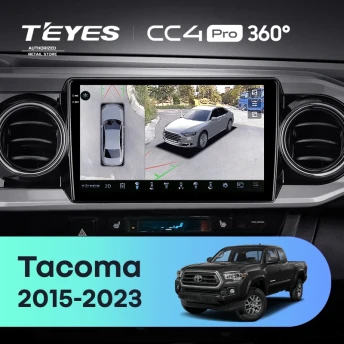 Штатная магнитола Teyes CC4 Pro 360 8/128 Toyota Tacoma N300 (2015-2023) F2