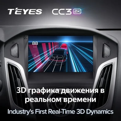Штатная магнитола Teyes CC3 2K 4/64 Ford Focus 3 (2011-2019) F2