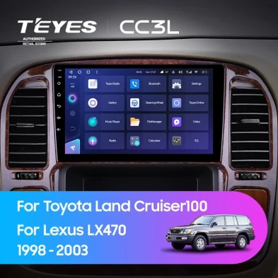 Штатная магнитола Teyes CC3L 4/32 Toyota Land Cruiser 100 (1998-2003) F4