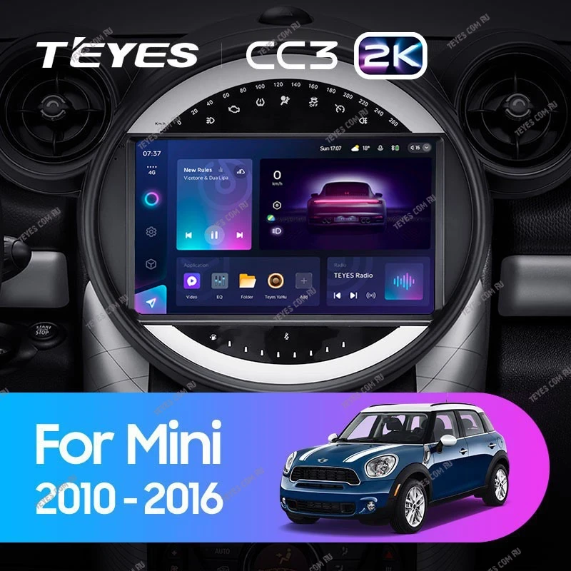 Штатная магнитола Teyes CC3 2K 4/64 Mini Cooper (2010-2016) F2