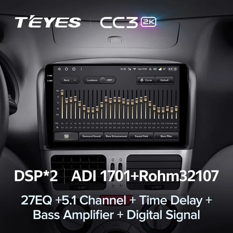 Штатная магнитола Teyes CC3 2K 4/32 Chery Fulwin 2 (2010-2012) F2