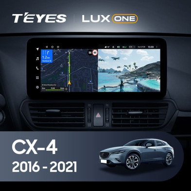 Штатная магнитола Teyes LUX ONE 360 6/128 Mazda CX-4 (2016-2021) Тип-A