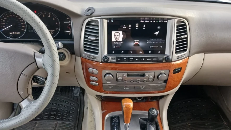 Штатная магнитола Teyes CC4 Pro 8/128 Toyota Land Cruiser 100 (2002-2007) F2 Тип-C