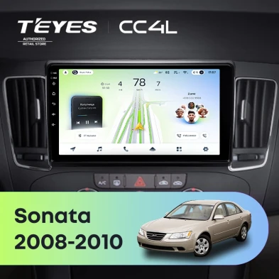 Штатная магнитола Teyes CC4L 6/64 Hyundai Sonata NF (2008-2010) F2
