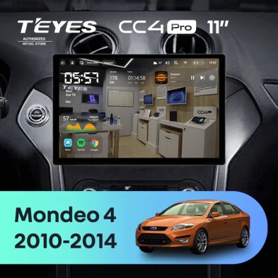 Штатная магнитола Teyes CC4 Pro 12/256 Ford Mondeo 4 (2011-2014) (11")