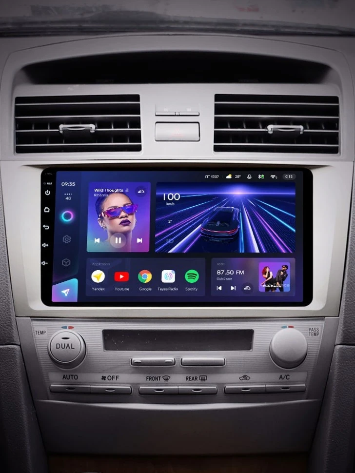 Штатная магнитола Teyes CC3 4/64 Toyota Camry 6 XV 40 (2006-2011) F1