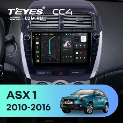 Штатная магнитола Teyes CC4 6/64 Mitsubishi ASX 1 (2010-2016) Тип-B (9")
