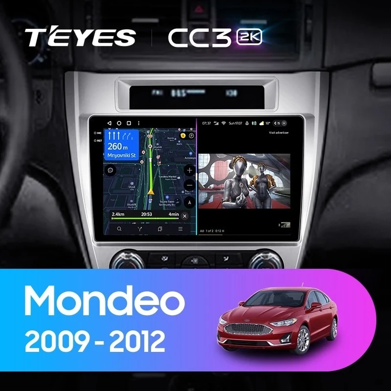 Штатная магнитола Teyes CC3 2K 6/128 Ford Mondeo (2009-2012) F3 (US EDITION)