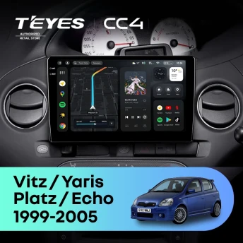 Штатная магнитола Teyes CC4 6/64 Toyota Echo (1999-2005) F2