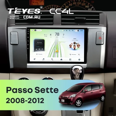 Штатная магнитола Teyes CC4L 6/64 Toyota Passo Sette (2008-2012)