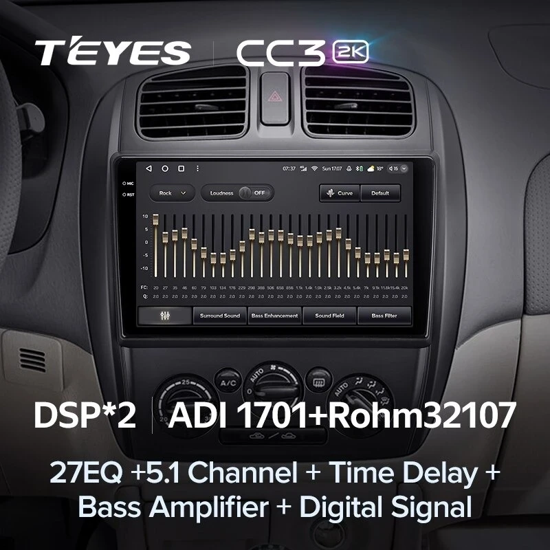 Штатная магнитола Teyes CC3 2K 6/128 Mazda 323 BJ (2000-2003)