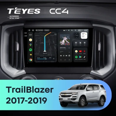 Штатная магнитола Teyes CC4 8/128 Chevrolet TrailBlazer (2017-2019)