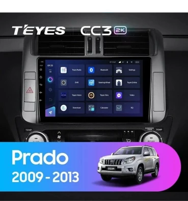 Штатная магнитола Teyes CC3 2K 360 6/128 Toyota Land Cruiser Prado 150 (2009-2013) F2 Тип-B