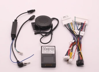 Переходная рамка Lada Vesta NG (2023-2026) (B - есть магнитола) (черно-серая) (9")