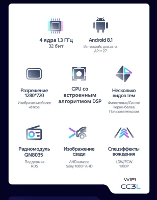 Штатная магнитола Teyes CC3L WiFi 2/32 Toyota Verossa (2000-2007) F2