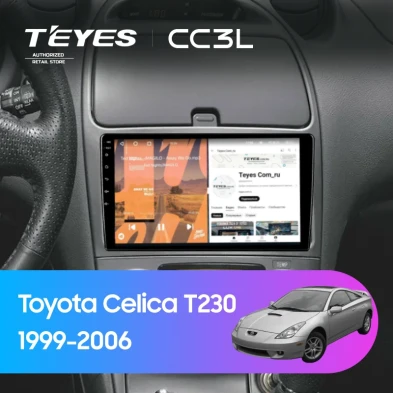 Штатная магнитола Teyes CC3L 4/32 Toyota Celica T230 (1999-2006)