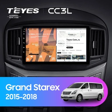 Штатная магнитола Teyes CC3L 4/64 Hyundai Grand Starex (2015-2018) F2